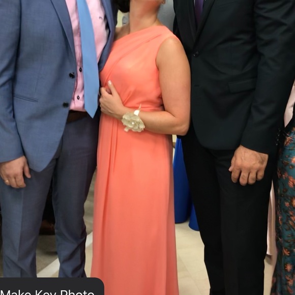 One shoulder MOH/bridesmaid dress David’s Bridal - Picture 7 of 9